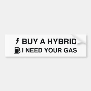 Adesivo Para Carro Compre um híbrido que eu preciso seu gás