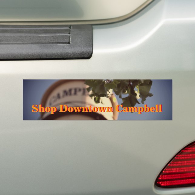 Adesivo Para Carro Compro Campbell Water Tower Bumper Sticker (No carro)