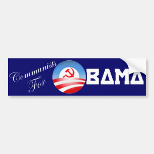 Adesivo Para Carro Comunistas para Obama