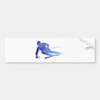 Adesivo Para Carro Condutor de esqui skier
