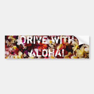 ADESIVO PARA CARRO CONDUZA COM ALOHA!