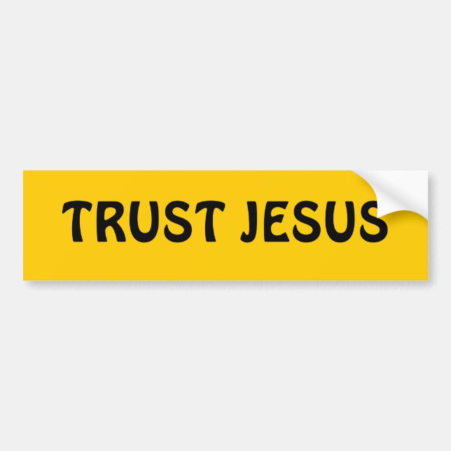 ADESIVO PARA CARRO CONFIANÇA JESUS (Frente)