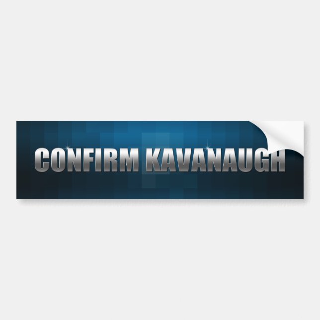 Adesivo Para Carro Confirmar Kavanaugh (Frente)