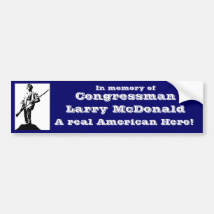 Adesivo Para Carro Congressista Larry McDonald