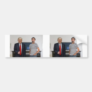 Adesivo Para Carro Conheceu o Presidente Donald Trump Adicione Sua F