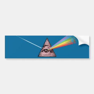 Adesivo Para Carro Conjuntivite Illuminatis