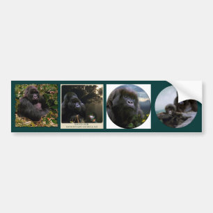 Adesivo Para Carro Conjunto Multiadesivo de Vida Selvagem de GORILLAS