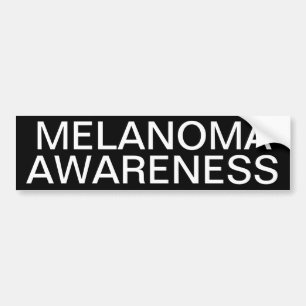 Adesivo Para Carro Consciência da melanoma