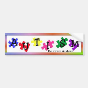 Adesivo Para Carro Consciência do autismo