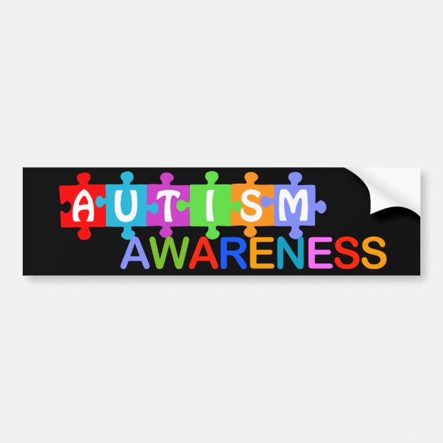Adesivo Para Carro Consciência do autismo (Frente)