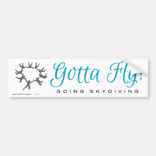 Adesivo Para Carro Conseguiu voar! Skydiving indo