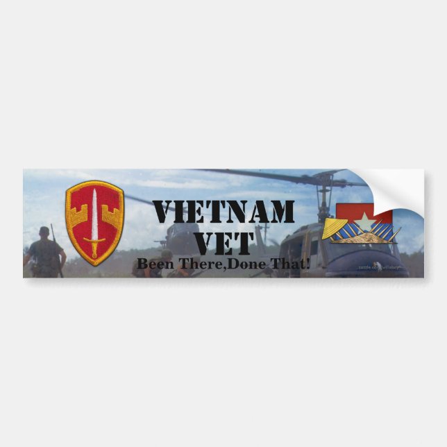 Adesivo Para Carro Conselheiros militares Vietnam Nam de MACV Sog (Frente)