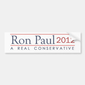 Adesivo Para Carro Conservador 2012 real de Ron Paul A