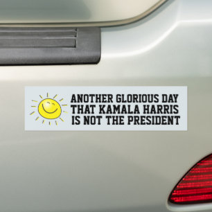 ADESIVO PARA CARRO CONSERVADOR MAGA FUNNY KAMALA HARRIS