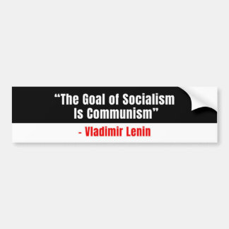 Adesivo Para Carro Conservative Bumper Sticker Anti-Socialism