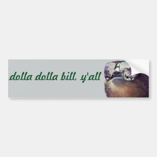 Adesivo Para Carro conta do dolla do dolla, você