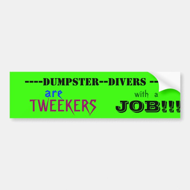 ADESIVO PARA CARRO ----CONTENTOR--MERGULHADORES ----, TWEEKERS, (Frente)