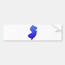 Adesivo Para Carro Contorno Azul de Nova Jersey