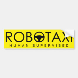 Adesivo Para Carro Controlador Robotaxi "Yellow Cab" Edição Supervisi