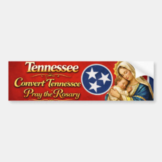 Adesivo Para Carro Convert Tennessee Pray the Rosary