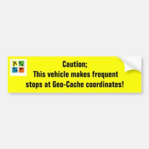 Adesivo Para Carro Coordenadas do Geo-Esconderijo