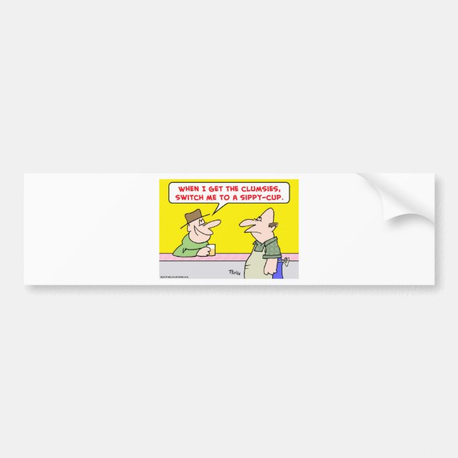 Adesivo Para Carro copo sippy do interruptor bêbedo do bar (Frente)