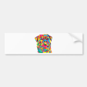 Adesivo Para Carro cor do rottweiler