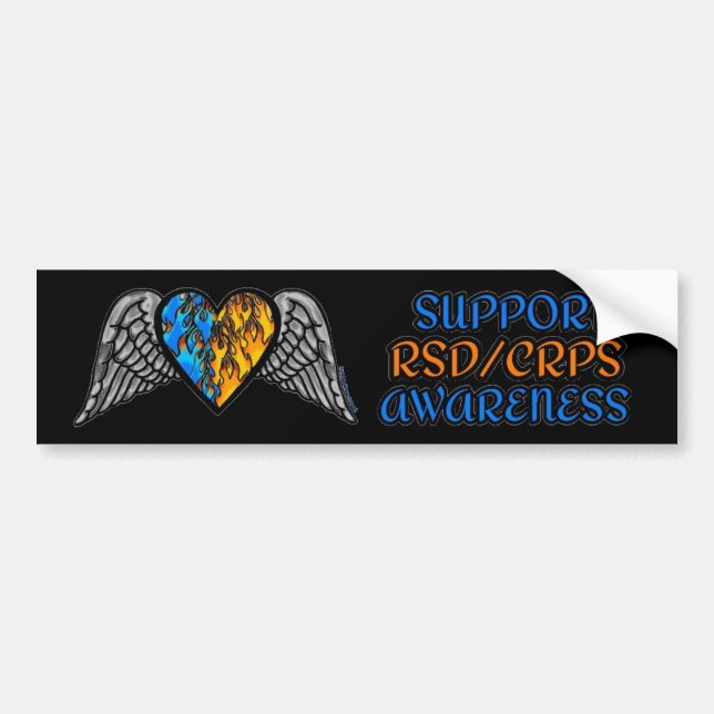 Adesivo Para Carro Coração/Asas/Fogo...RSD/CRPS (Frente)