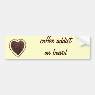 Adesivo Para Carro coração de café