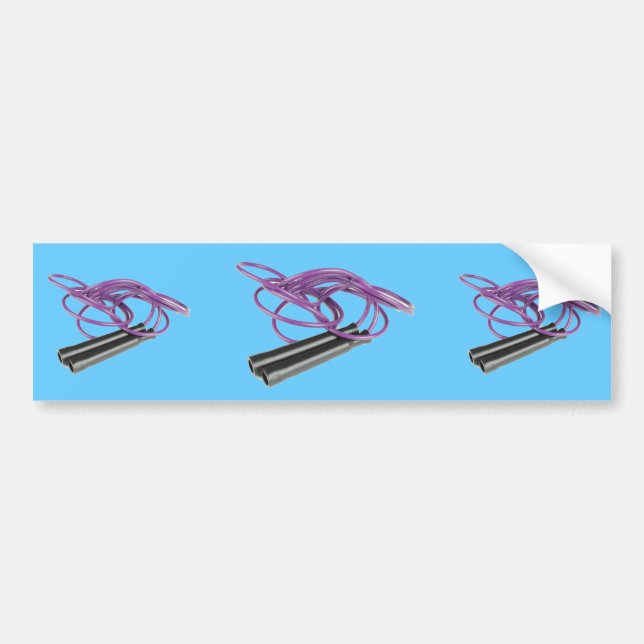 Adesivo Para Carro Corda de salto roxa (Frente)