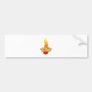 Adesivo Para Carro Coroa chama crown flame