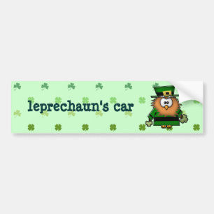 Adesivo Para Carro coruja do leprechaun