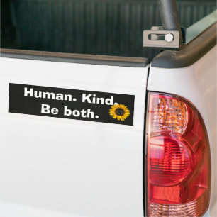 Adesivo Para Carro Cota Humana com Girassol