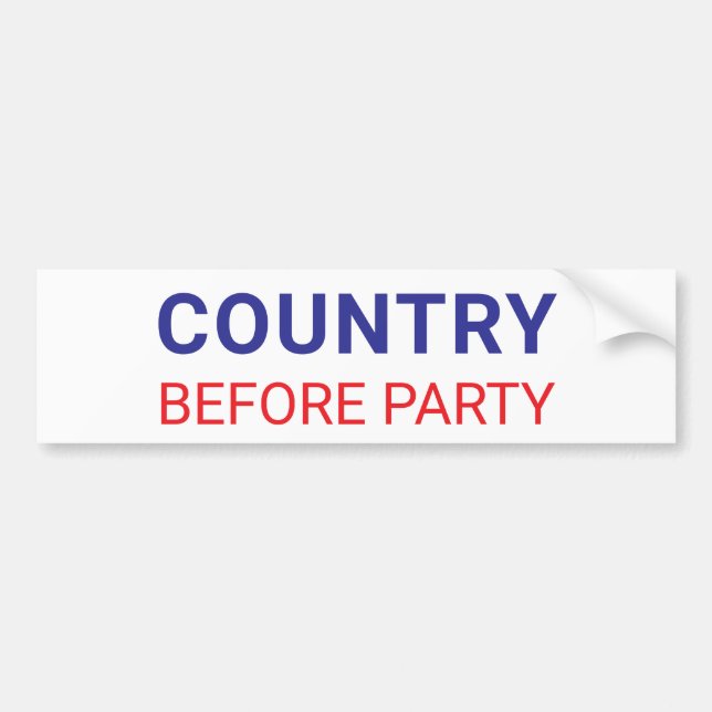 Adesivo Para Carro Country Before Party Political  (Frente)