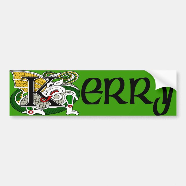 Adesivo Para Carro County Kerry Bumper Sticker (Frente)