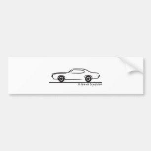 Adesivo Para Carro Coupe GTO Pontiac 1969