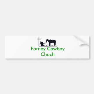 Adesivo Para Carro cowboy_and_cross, vaqueiro Chuch de Forney