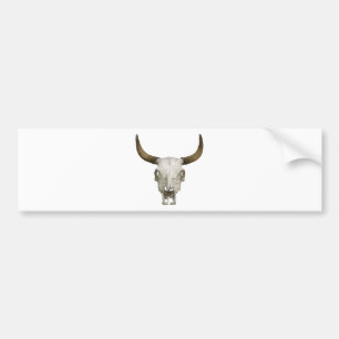 Adesivo Para Carro Crânio de Bull