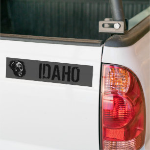 ADESIVO PARA CARRO CRÂNIO DE IDAHO PÁRA-CHOQUE