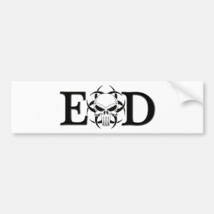 Adesivo Para Carro Crânio do EOD