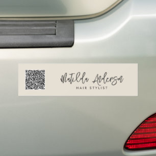 Adesivo Para Carro Creme moderno e elegante script
