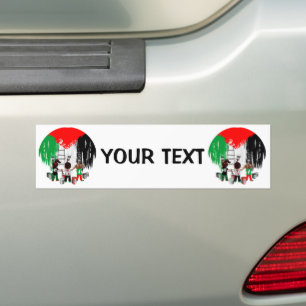 Adesivo Para Carro Crianças de Gaza Pintando a Bandeira da Palestina