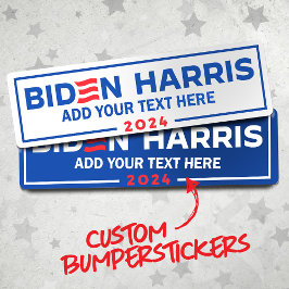 Adesivo Para Carro Crie seu próprio Biden Harris 2024