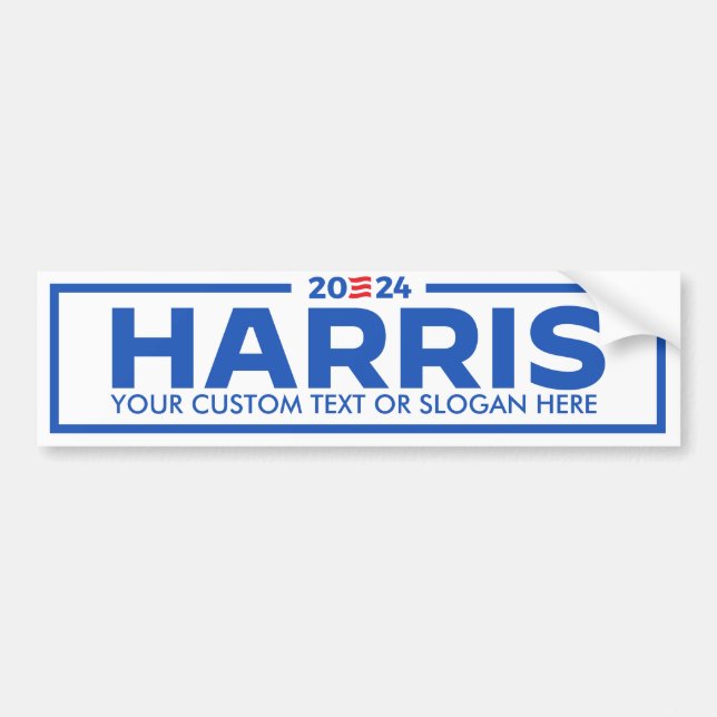 Adesivo Para Carro Crie seu próprio Harris 2024 (Frente)