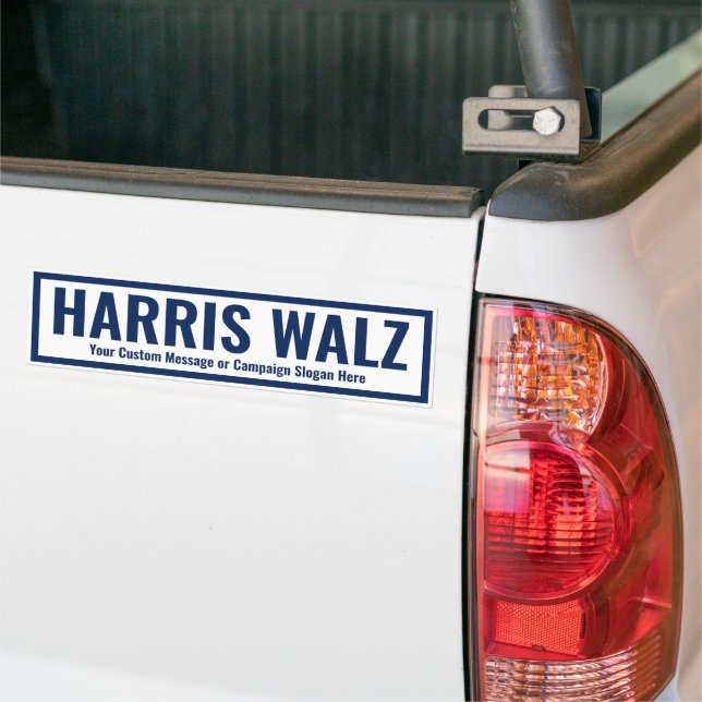 Adesivo Para Carro Crie seu próprio Harris Walz 2024 (No caminhão)