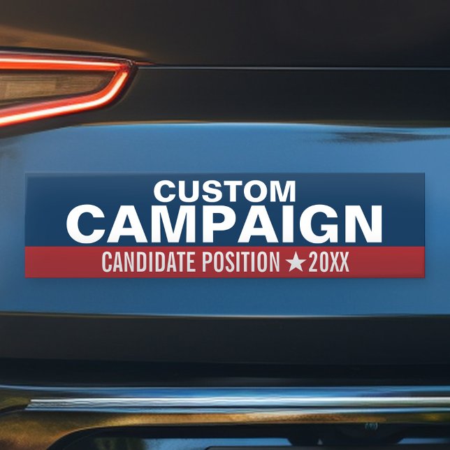Adesivo Para Carro Crie sua própria engrenagem de campanha (Create Your Own Bumper Sticker)
