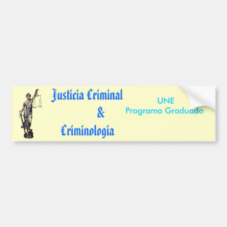Adesivo Para Carro criminologia criminoso de $ do justicia