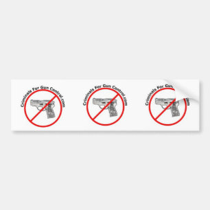 Adesivo Para Carro Criminosos para o logotipo do controlo de armas