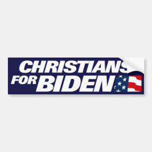 Adesivo Para Carro Cristãos Para Biden 2024
