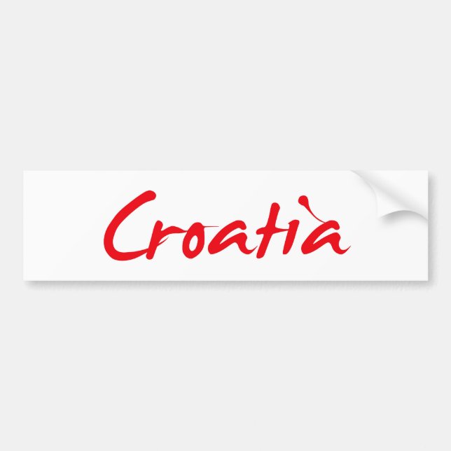 ADESIVO PARA CARRO CROATIA (Frente)